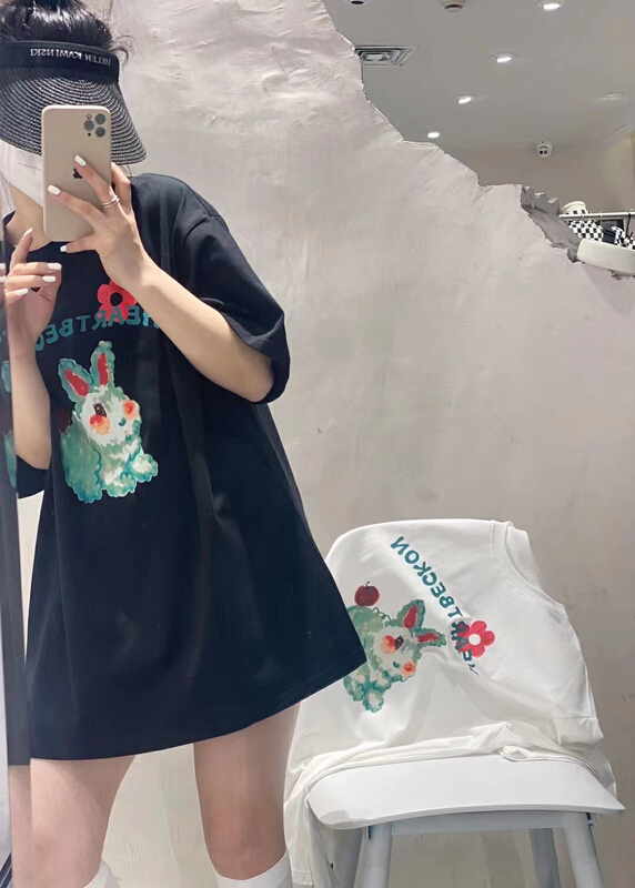 [Qianxi 88 store] loose and versatile short sleeve T-shirt 357\xyy