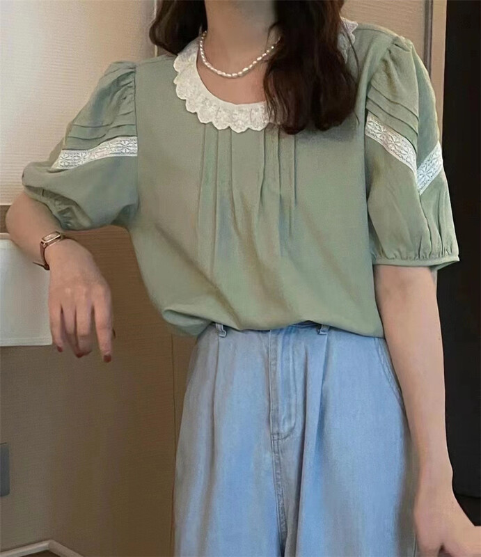 [suyar] crew neck color blocking comfortable shirt 1356\hbx