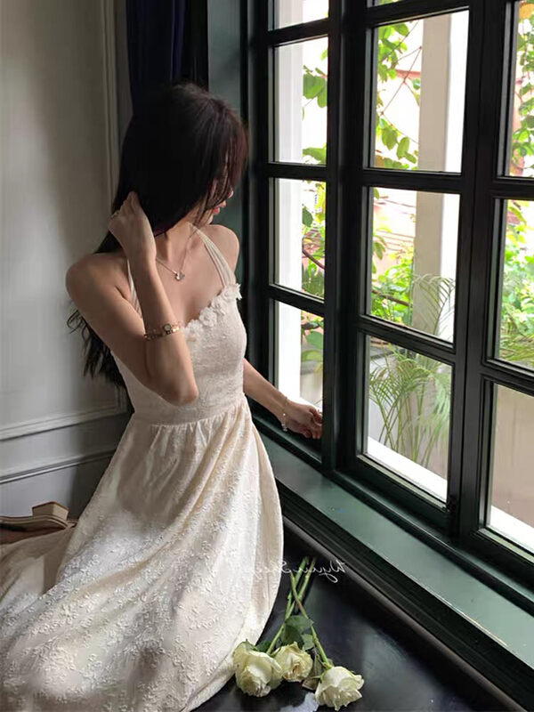 [jun.t] high sense neck hanging heavy industry dress 6100\pcz