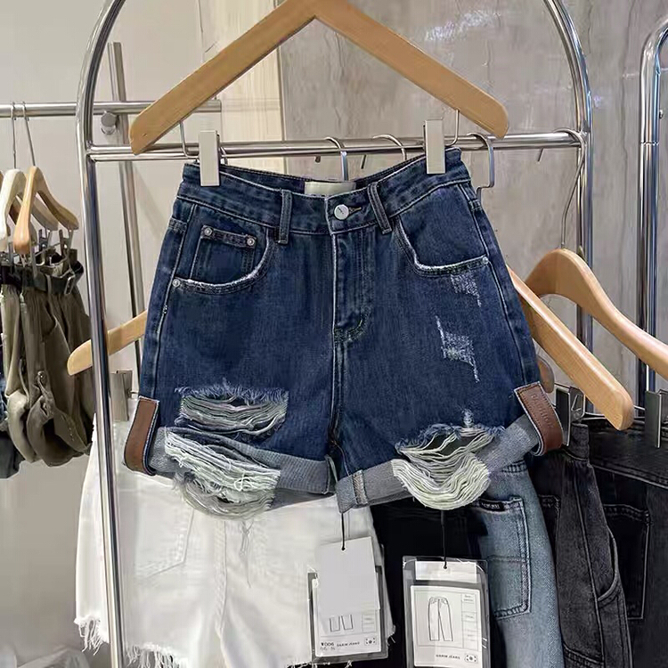 [by flow] Korean fashion versatile denim shorts w619\xyy
