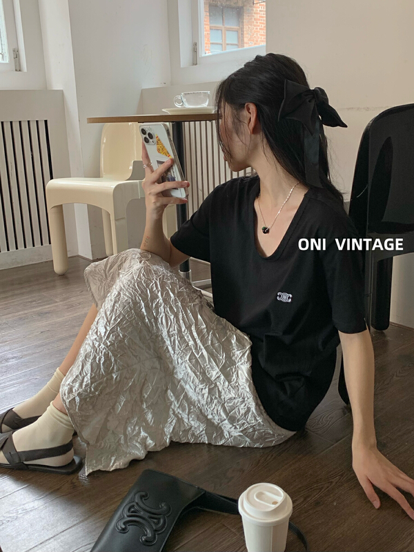 [onivinage oni] short sleeve T-shirt oh224t5375