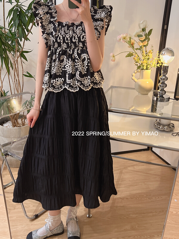 [Feimao (Yimao)] Korean slim solid color comfortable skirt ys1-ym-4018\lsl