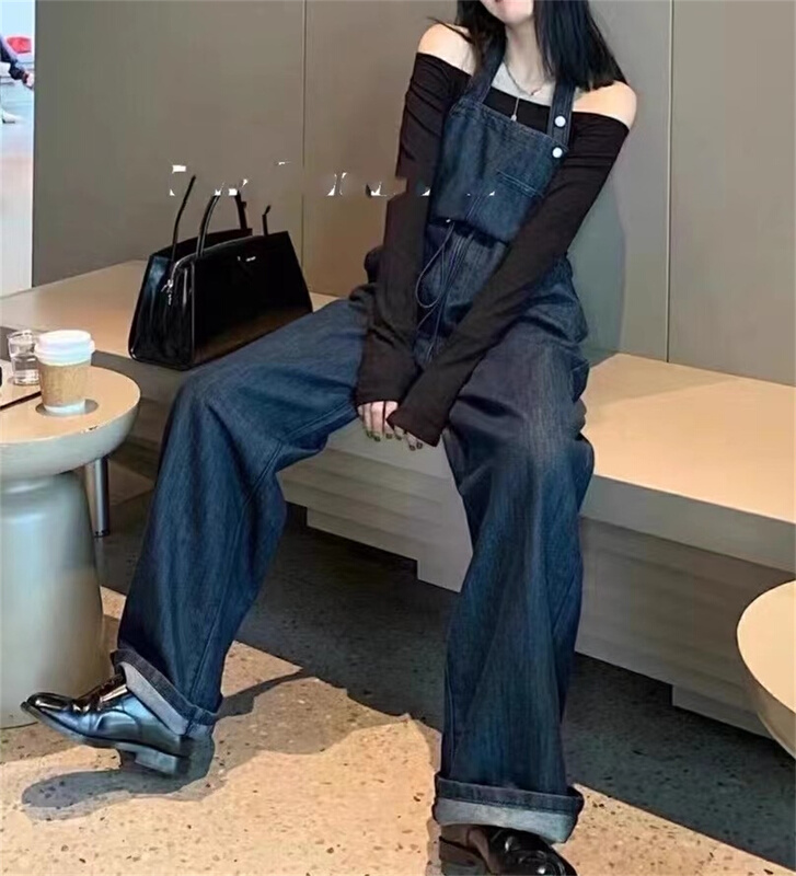 [Zr] hanging neck cowboy Korean Jumpsuit (only selling Jumpsuit) 9671\xyy