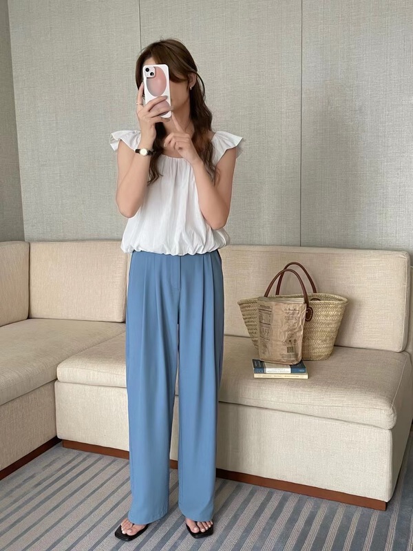 [feeding] minimalist solid color versatile pants 8907-e5\zxx