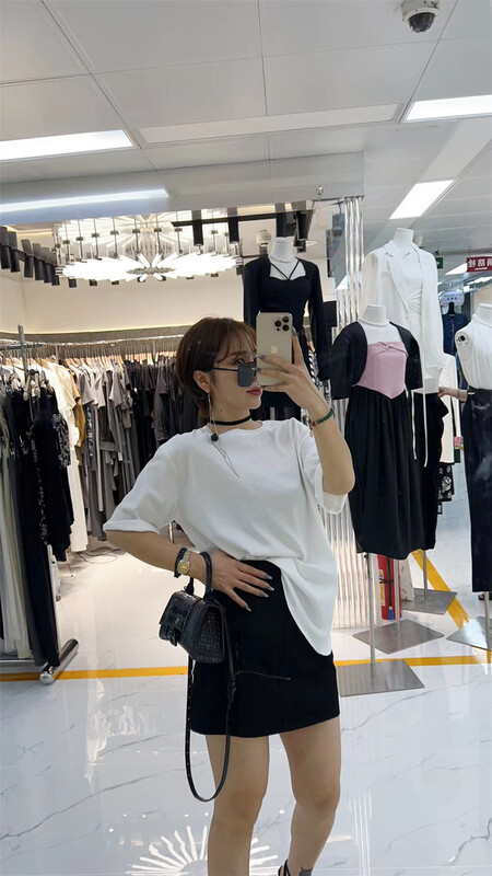[semi vegetarian] high waist slim A-line casual skirt q805\zjy