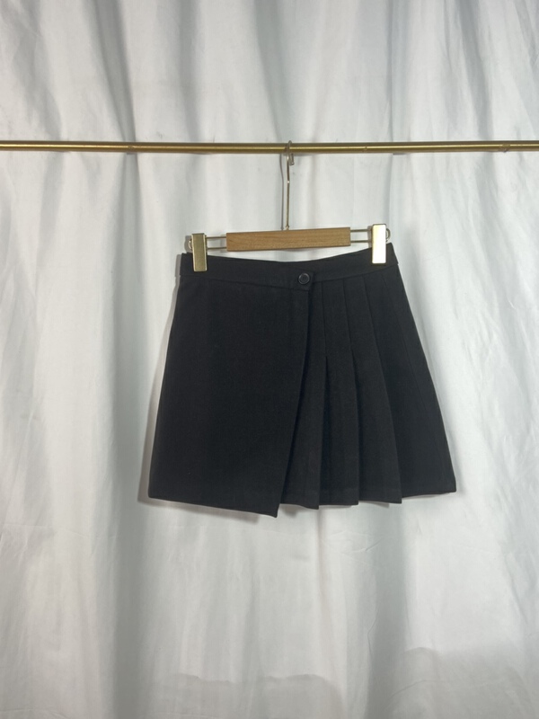 [Yi show shop] college style pleated slim skirt 1623\cl