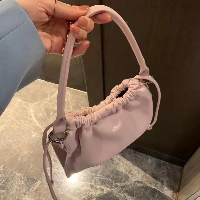 [introduction] French design drawstring closure shoulder bag (with shoulder belt) 203-1238\cyq