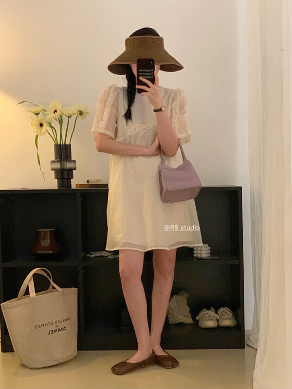[RS] laminated thin dress with ears rs2201\xyy