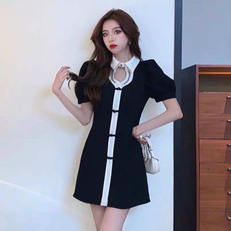 In early summer! [et] hollow letter fashion dress 5659\pcz