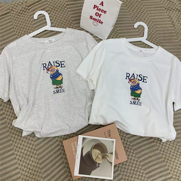 [one seven] casual simple cartoon children's short sleeve T-shirt 6950\xyy