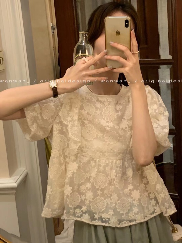 [wanwan] French lace shirt 6751\hbx
