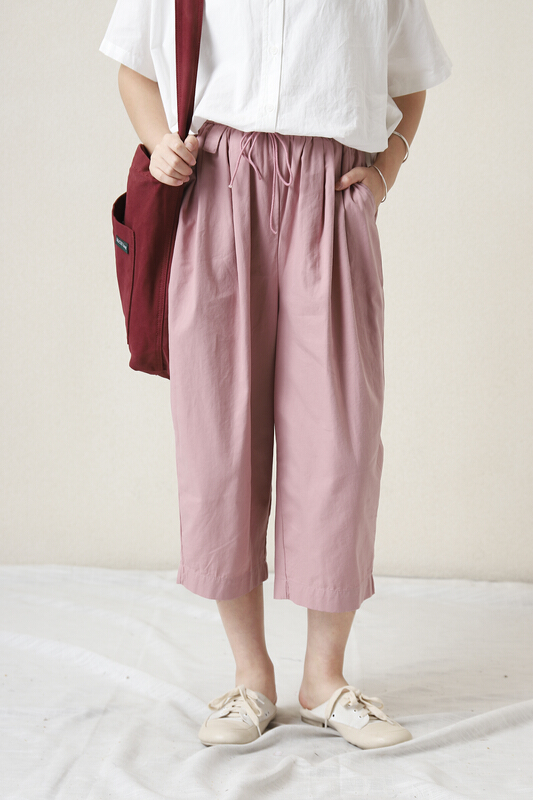[original three element clothes] simple temperament leisure slim casual pants 71056