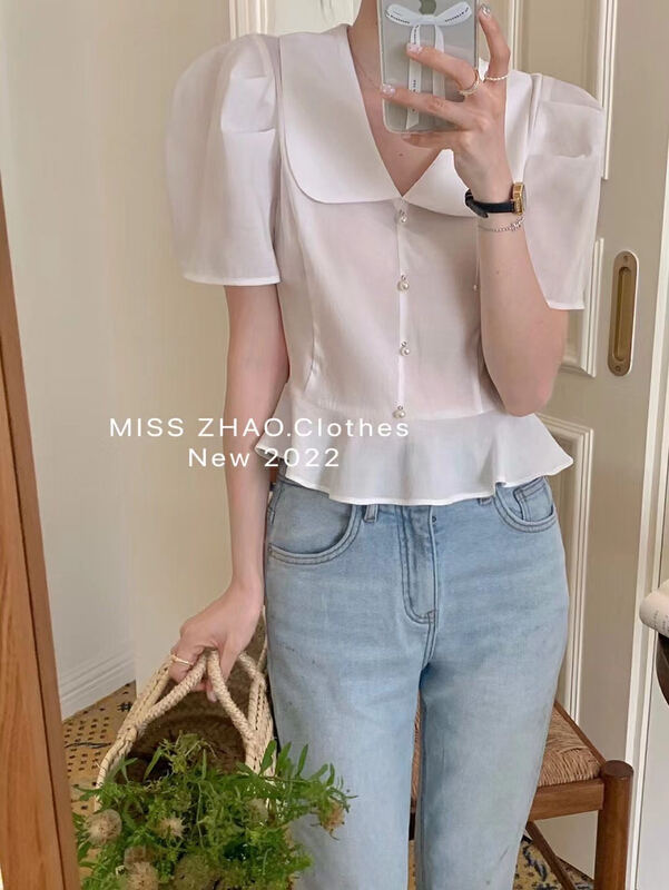 [misszhao] simple and versatile thin shirt 6010\hbx