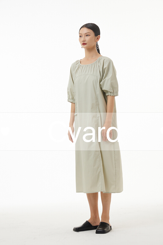 [cyard] Korean version clean color dress 90037\l