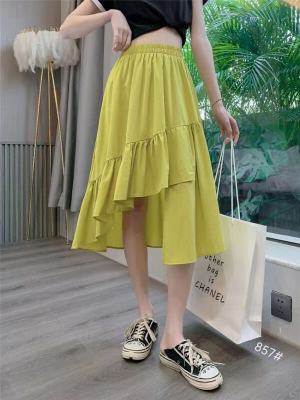 Live broadcast! [Shangpin Wanqian] Han Shu irregular skirt 857\hjy