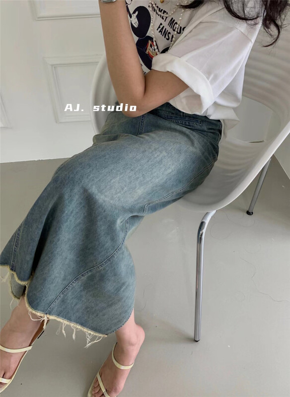 [aj.studio] slim gradient fashion skirt ys1-9202\ll
