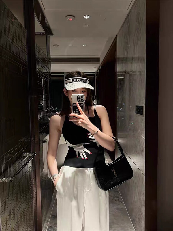 [m.zz] niche interesting design vest / sling 6038\lsw