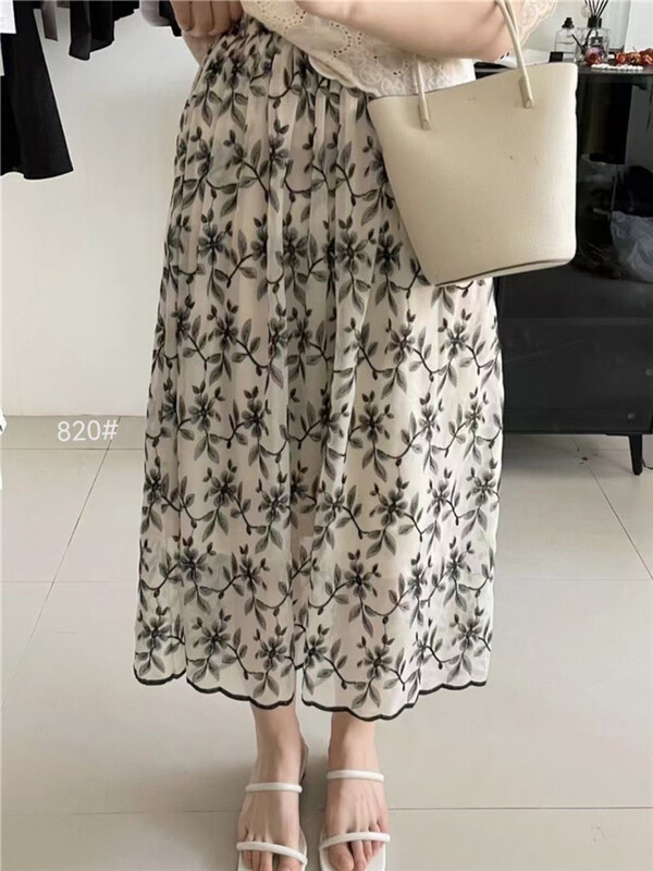 [thousands of fashion products] ladies' floral soft skirt 820\hjy