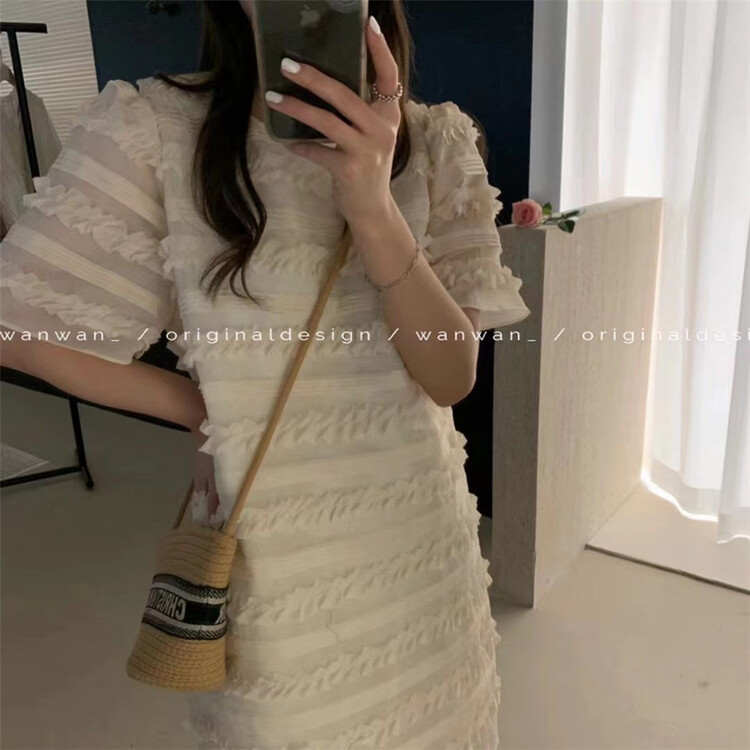 In early summer! [wanwan] Korean soft wind mesh dress 1599\hbx