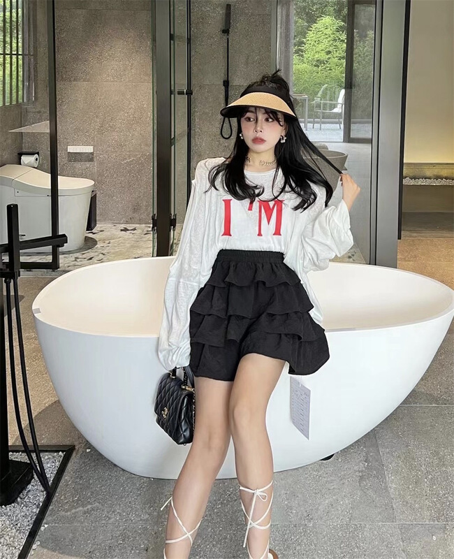 [m2+] round neck printed casual long sleeve T-shirt 06111\wtt
