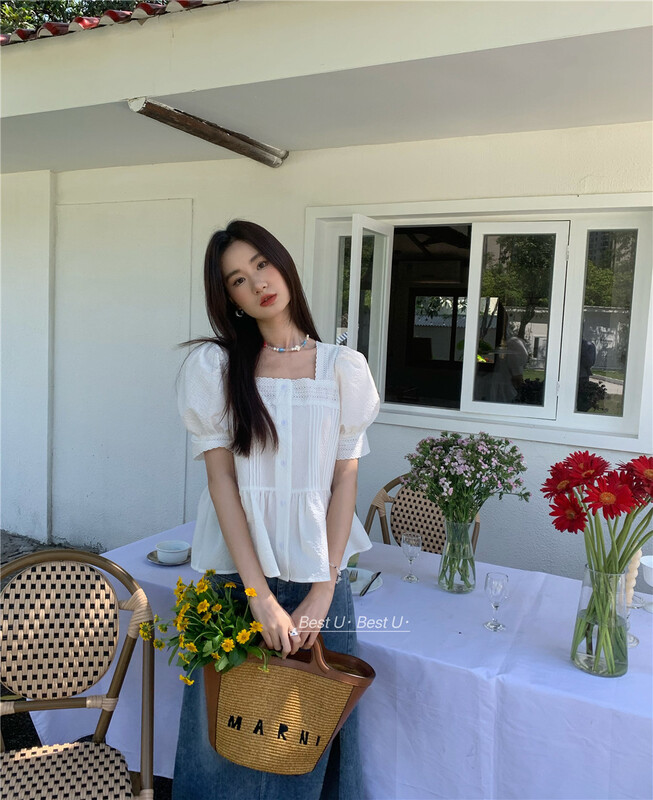 [best u] Fang Linghan series simple shirt 56039\lsw