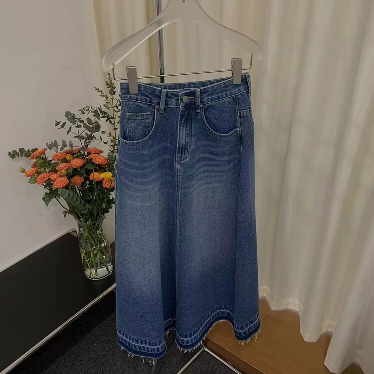 [in.choose u] slit retro fashion skirt n1578\zxl