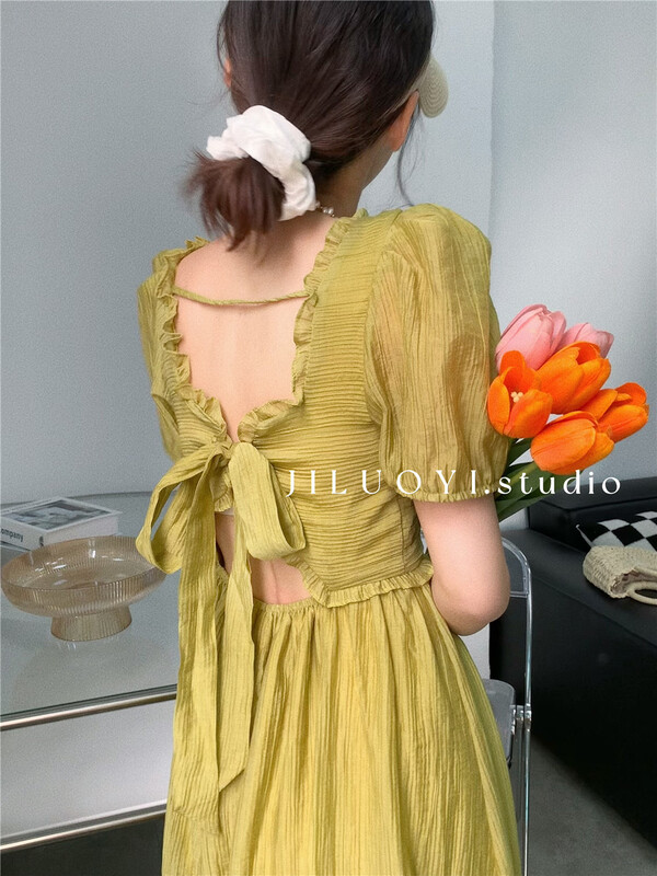 [Luoyi] fashionable simple sweet lady dress 9828\l