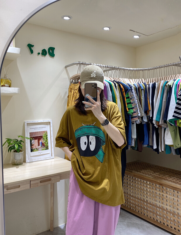 [da.7] funny cartoon printed short sleeve T-shirt 2601 \lsl