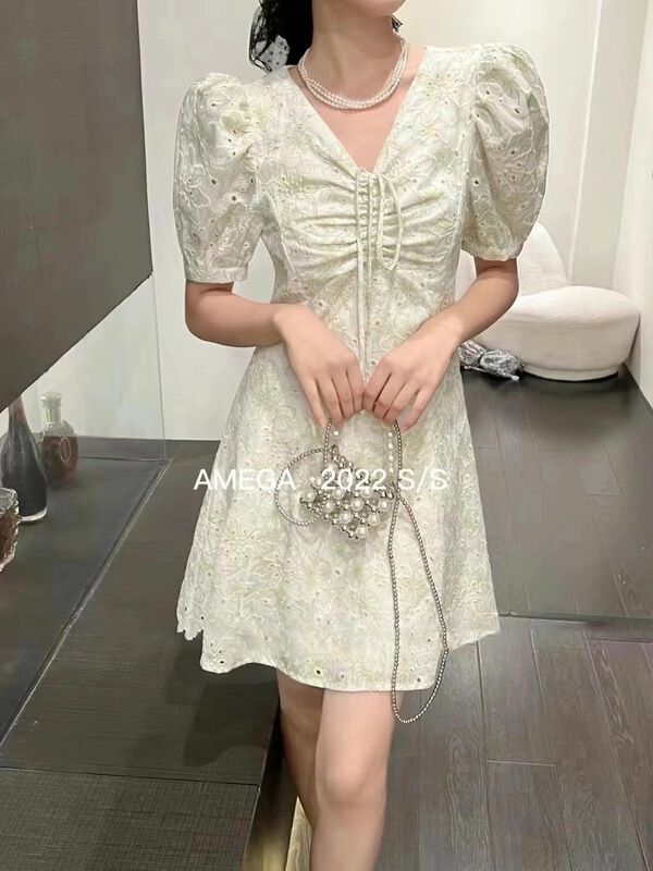 [amega] gentle pastoral floral dress 6270\hbx