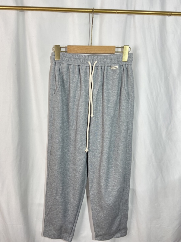 [Yi show shop] label elastic waist slim casual pants 1456\cl