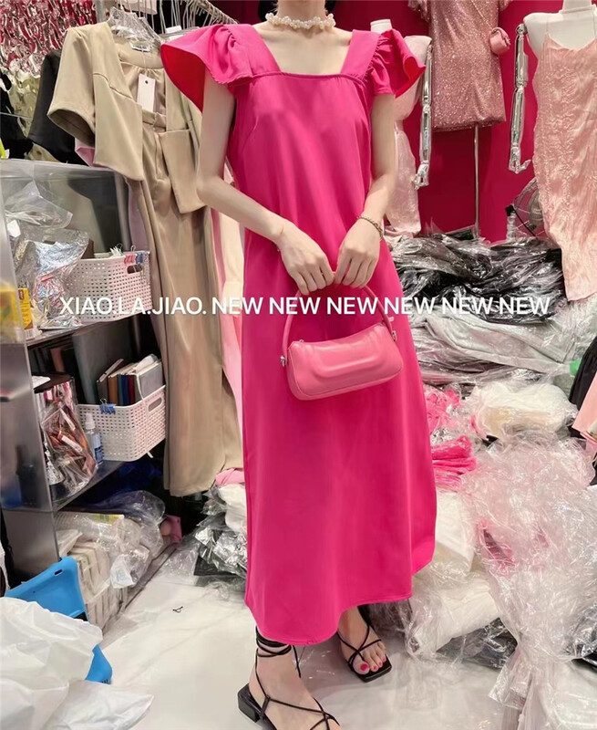 [pepper] fresh and simple fly sleeve dress 373\pcz