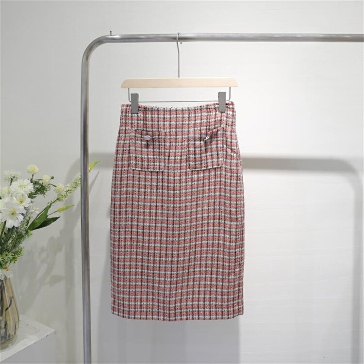 [Dazzi lucky] casual simple color matching skirt 24q31\jj