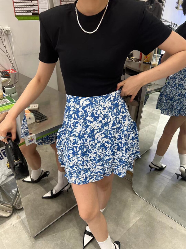 [last name] fashion floral slim skirt 886\ozq
