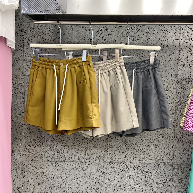 Original price 81.21! [wuzhinvhai] loose and tight high waist western style casual shorts 83100\cls