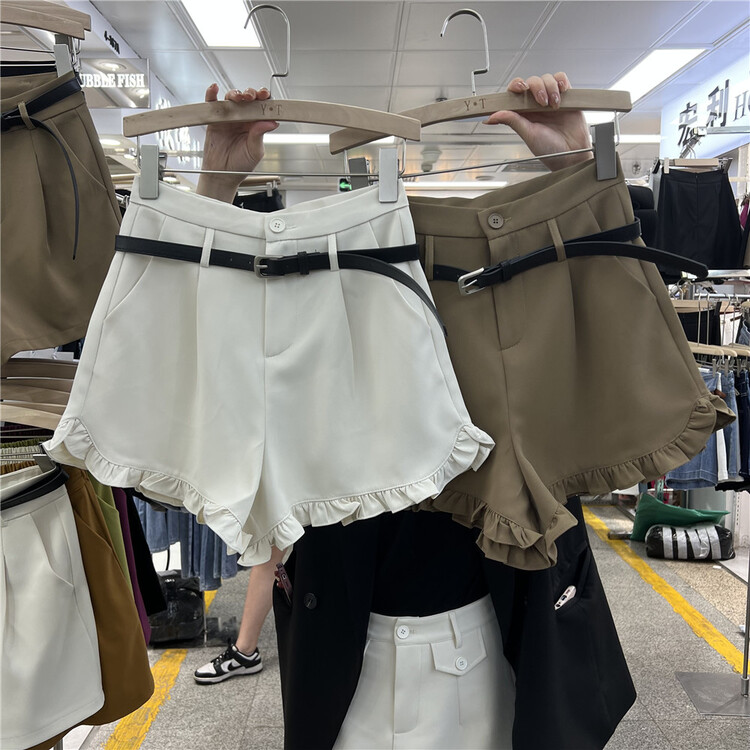 [Yutong] slim, comfortable and versatile casual shorts (with belt) 8932\ll