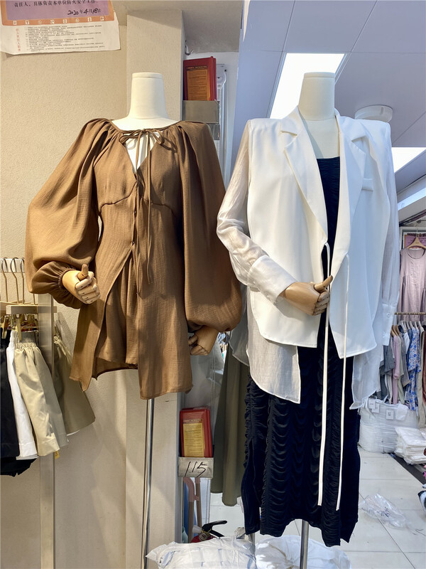 【K】 Casual loose lace up jacket ys1-5250\jj