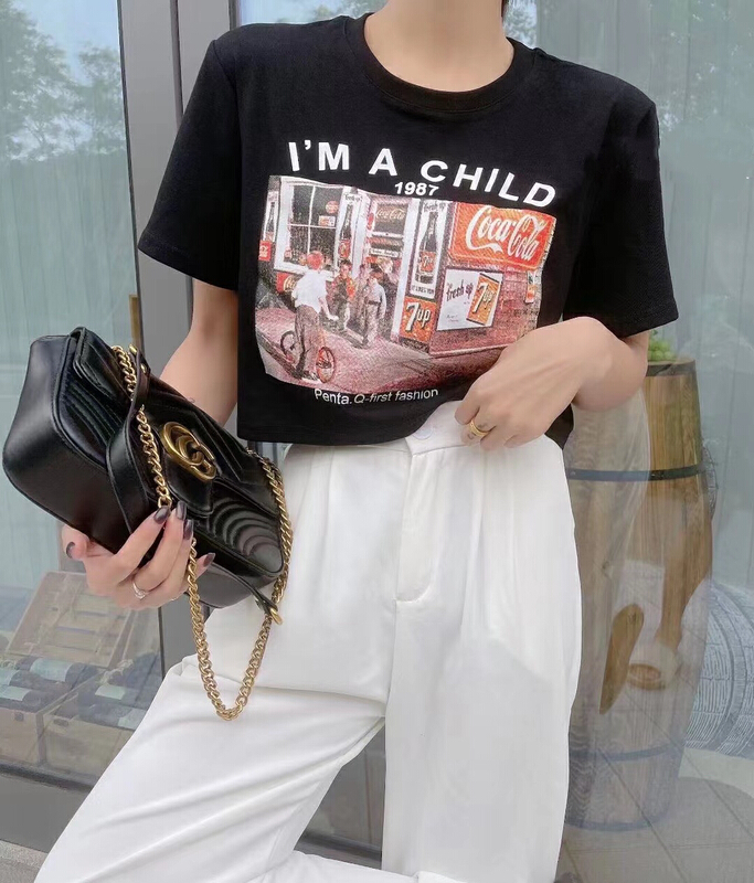 [Baobao (fan fan)] personalized printed Casual Short Sleeve T-shirt 236\ozq