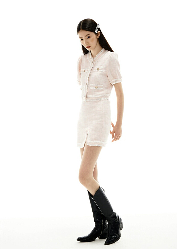 [AC] tassel knitted cardigan with small fragrance (only for knitted cardigan) 7041\jj