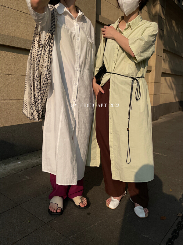 [QY fiber art] Korean simple fashion dress 12865\csx