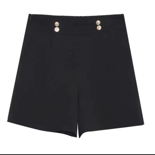 Large Suit Shorts women's summer high waist loose A-line pants versatile casual wide leg pants