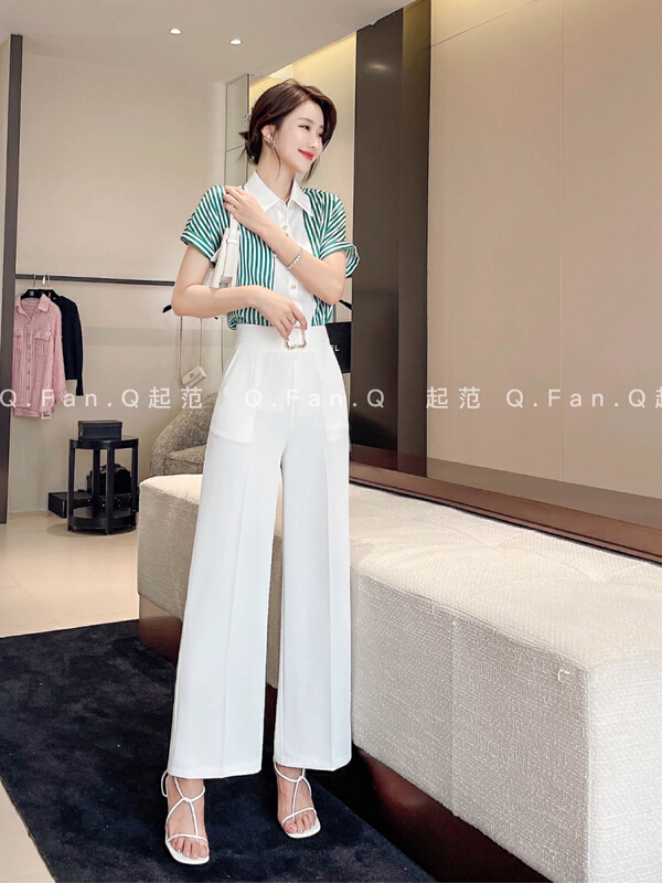 [style] commuting simple and easy to wear straight pants 8683\jhy