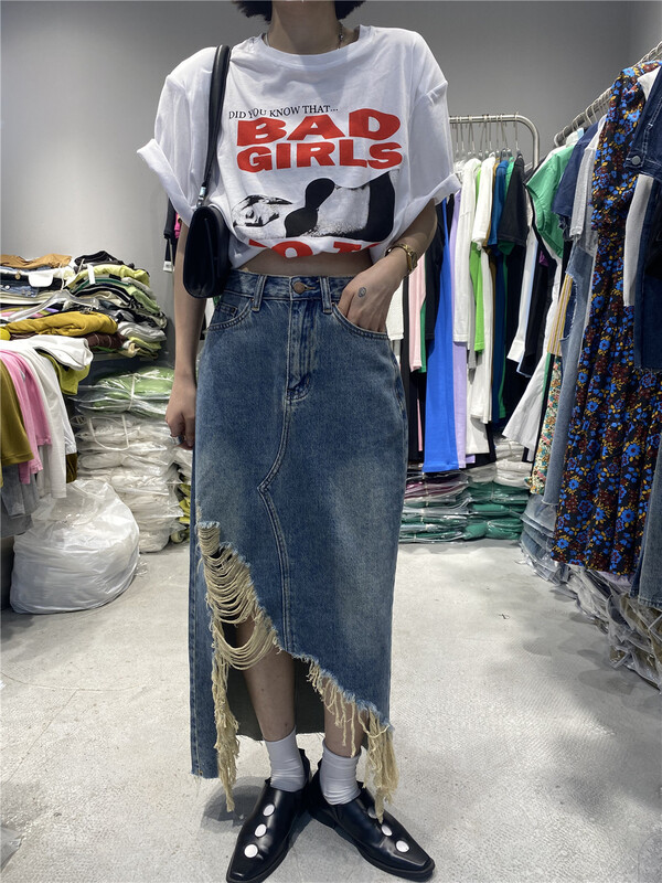 【D+（AIT.)】 Fashion letter print Casual Short Sleeve T-shirt 5537-1\ozq