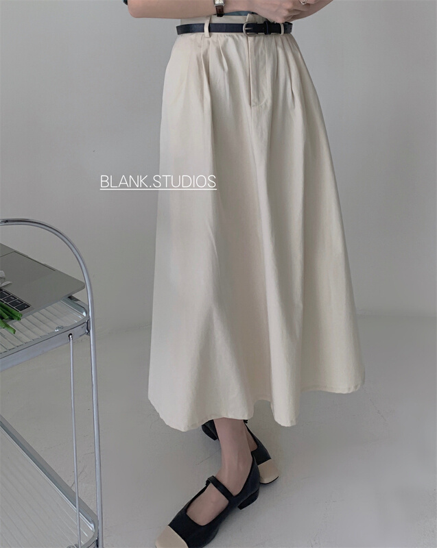 【 blank 】 simple and versatile skirt (without belt) ys1-532300\wpl