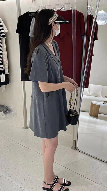 [Zoe Zoe] Korean loose design Lapel V-neck Jumpsuit c1233\zjy