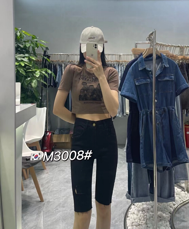 [x2d2] simple Korean versatile denim shorts m3008\wtt