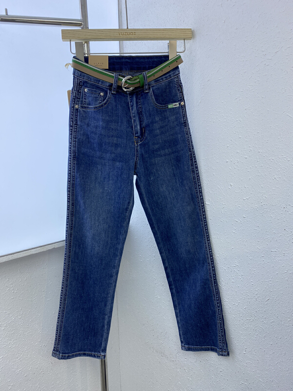 [okd] straight versatile skinny jeans (with belt) 52696\zxl