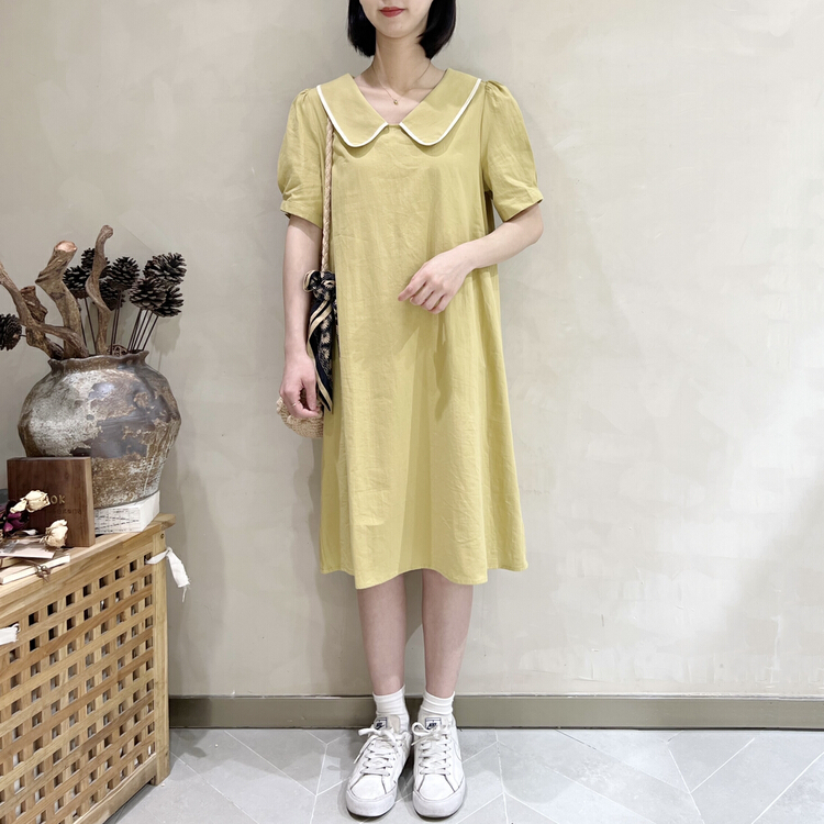 [I look] Korean version age reducing loose dress 12073\zjy