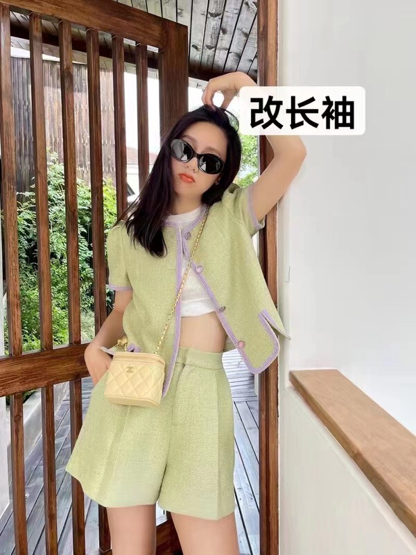 [mosaic] elegant small fragrance short coat + Shorts Set 226250\xyj