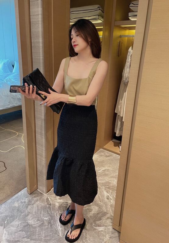 [Tan] sexy Strapless slim dress p3139\zxl