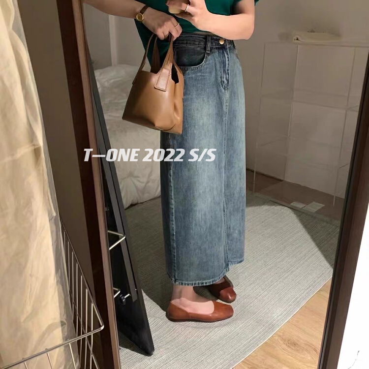 [t one] slim Western Korean skirt 9167\lsl